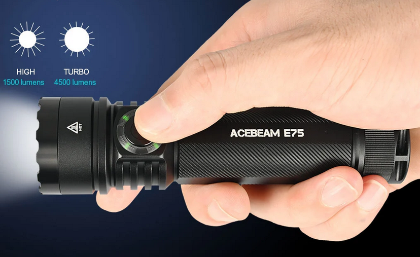 ACEBEAM E75 3000ルーメン nichia519A E75 High Performance ACEBEAM E75 3000ルーメン nichia519A E75 High Performance