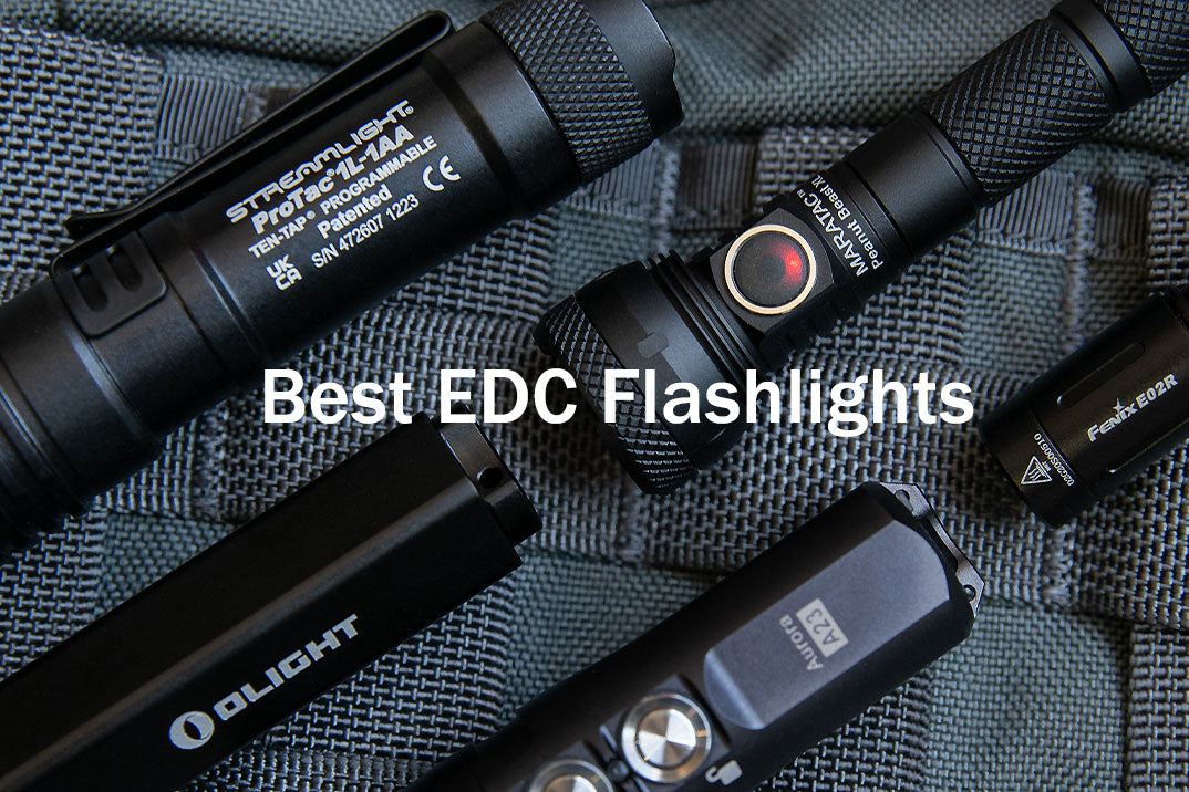 best rechargeable edc flashlights Brinyte E18 Pheme compact 1200 lumen USB-C Torch the EDC35 can provide up to 90 hours of continuous use in low mode and can be fully charged in just 3.5 hours Compact but Mighty: The Best