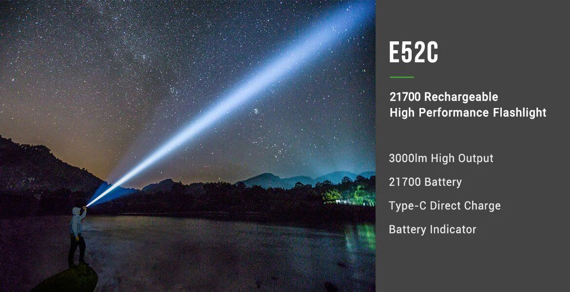 NEXTORCH E52C 3000 lumens Compact EDC Flashlight – flashlightgo
