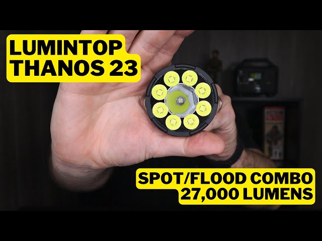 Lumintop's powerful new flashlights: Thanos VS. Mach