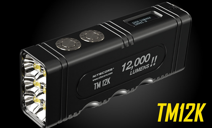 All-New Upgrade Nitecore Tm12k, evolved version of the previously popular Tm10k