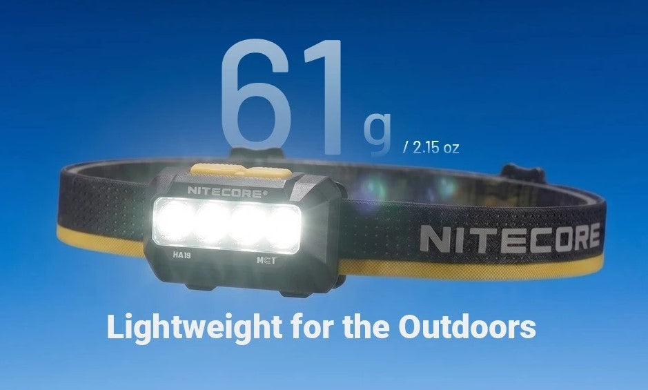 Nitecore Release HA19 Multipurpose 600 lumens RGB AA Headlamp