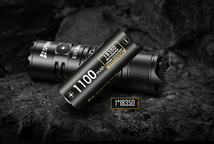 Speras EST Mini Compact 1900 lumens tactical flashlight