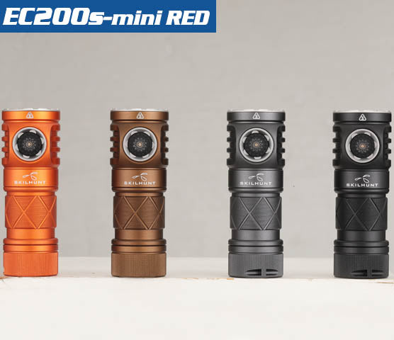 Skilhunt  EC200S-Mini RED 2100 lumens EDC Flashlight