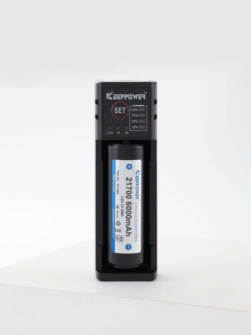 Keeppower K1 Li-ion Rechargeable Battery Charger