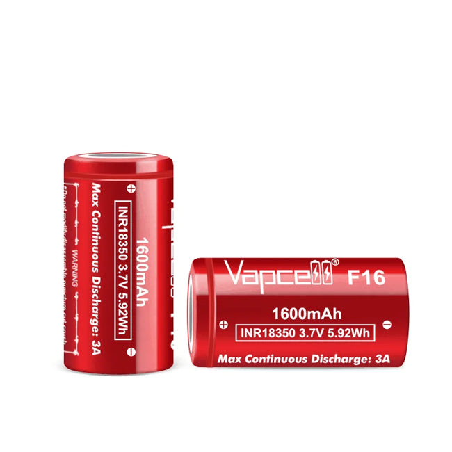 Vapcell F16 INR18350 1600mAh Battery