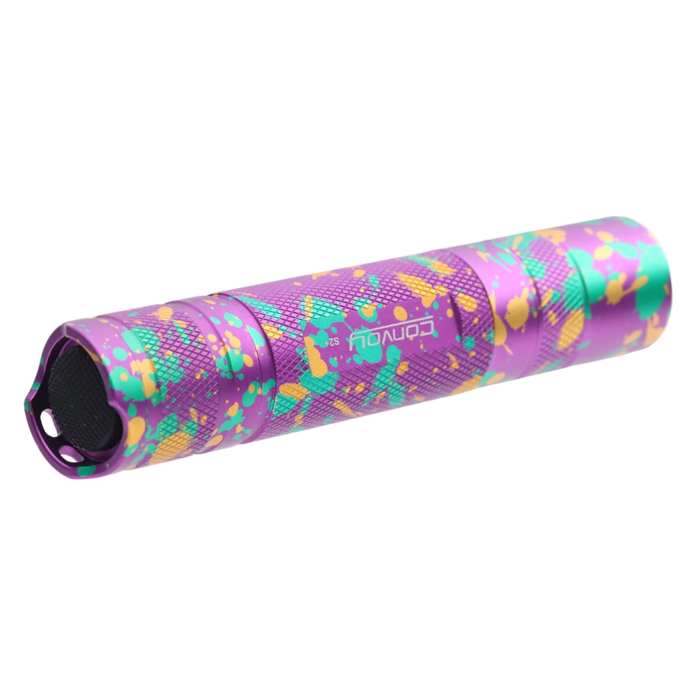 Convoy S2+ Camouflage Purple 18650 Flashlight – LED & Driver Options
