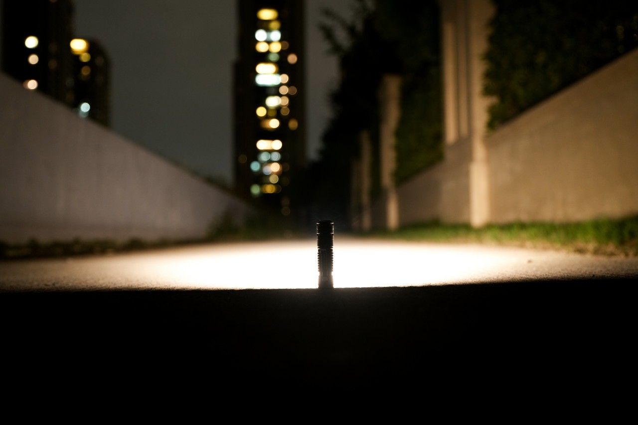 Manker E03H III Ti Right Angle EDC Flashlight