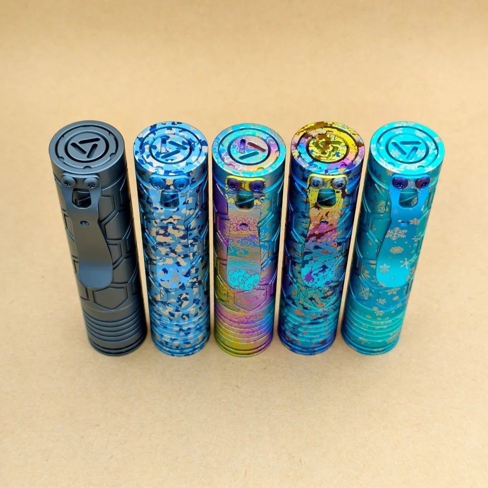 Reylight Dawn Hex- Ti anodized 18650 model