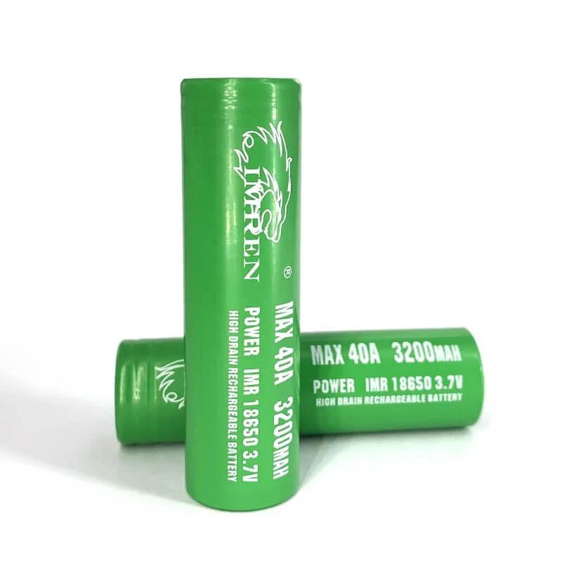 IMREN 18650 3200mAh 40A Rechargeable Lithium Battery