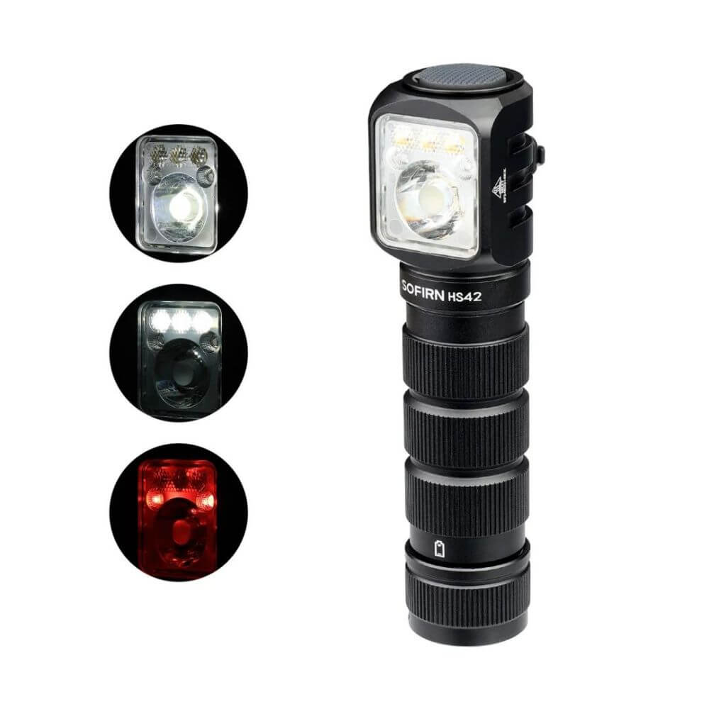 SOFIRN HS42 2100 Lumen Scheinwerfer & Flutlicht-Stirnlampe
