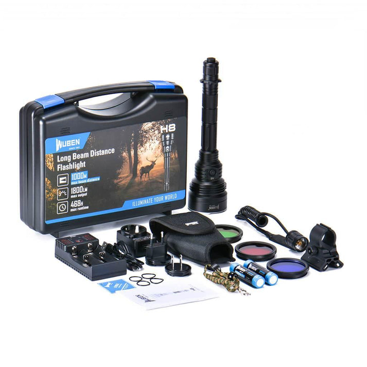 WUBEN H8 Long Beam Distance & Range Flashlight