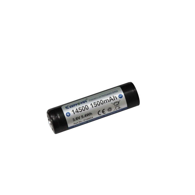 KeepPower P1450C4 Wiederaufladbarer, geschützter Li-Ionen-Akku 1500 mAh 14500