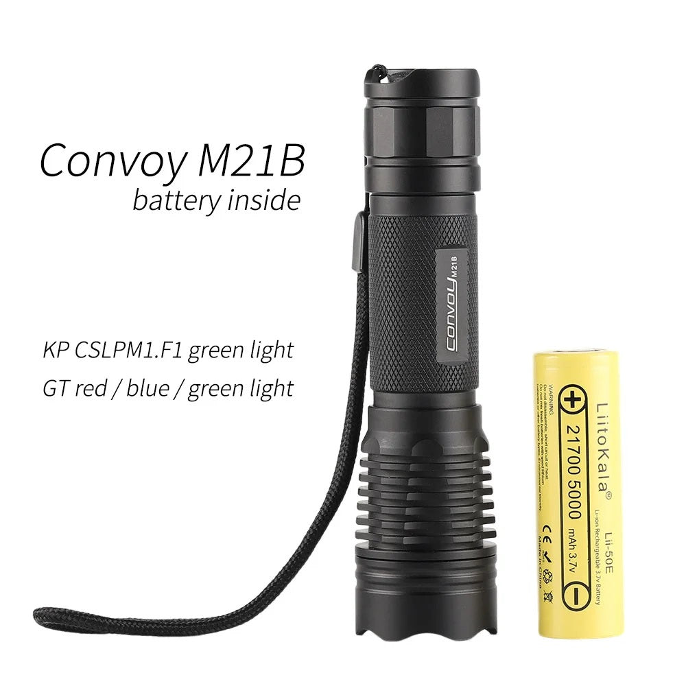Convoy M21B Multicolor Option 21700 Flashlight