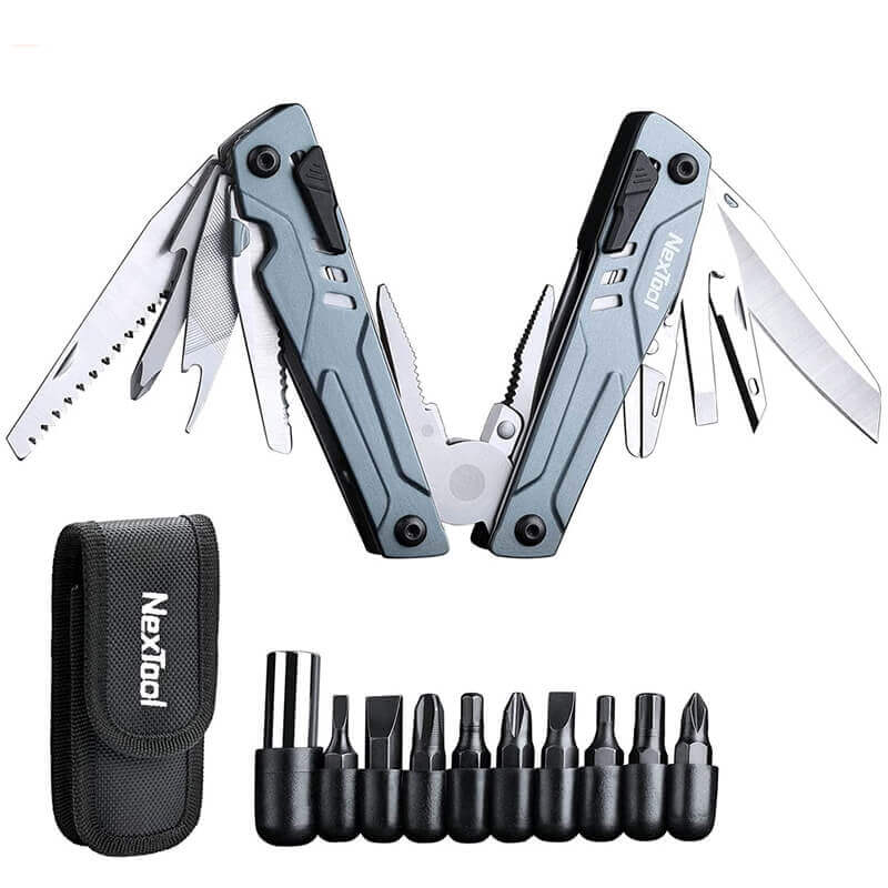 New Multitools Folding Plier Scissors Camping Fishing Multi Tools