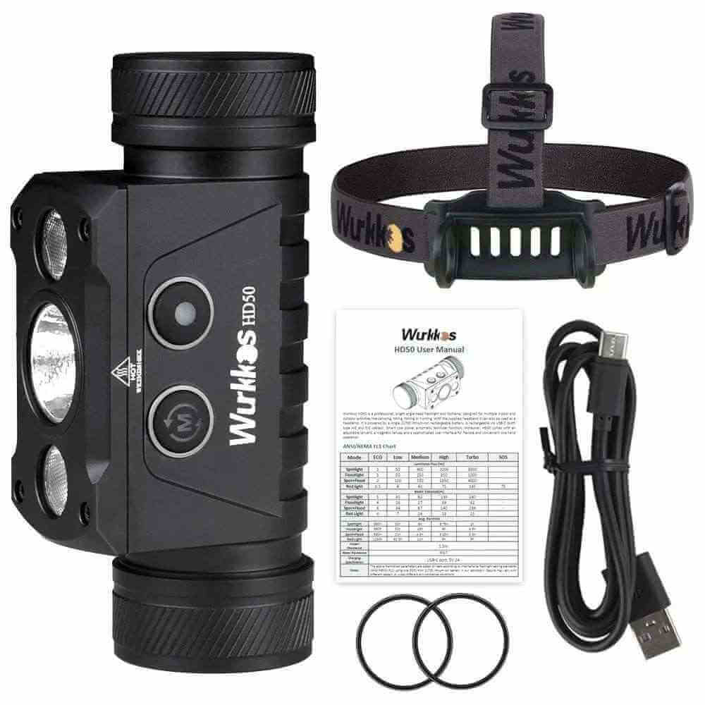 Wurkkos HD50 Dual Source 4000 Lumen Stirnlampe