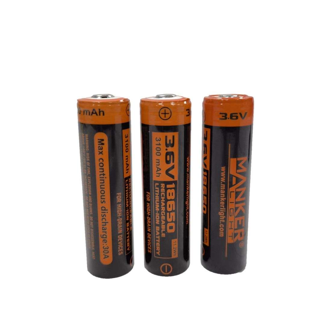 3100mAh 18650 Battery