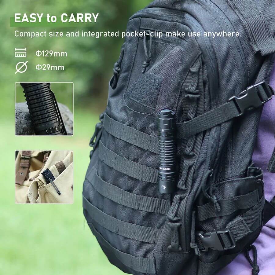 Sofirn SC28 2800 Lumen Taktische Taschenlampe