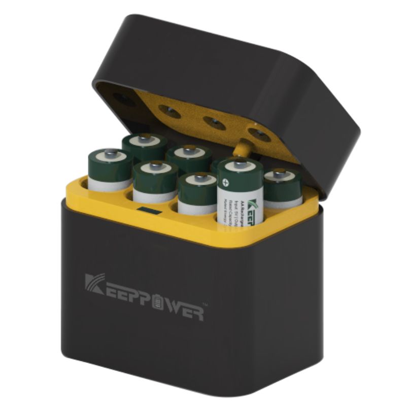 Keeppower i8 1.5V AA USB C Rechargeable Li-ion Battery Charger Set