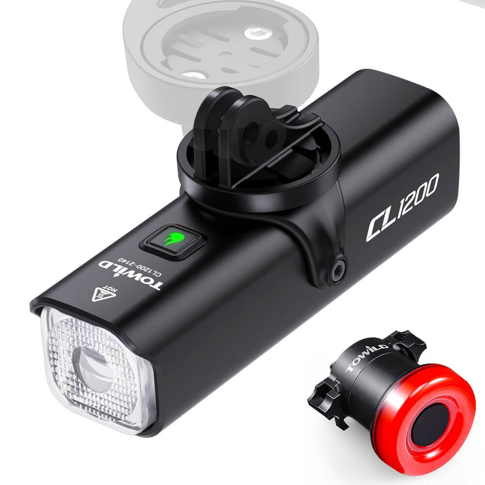 Towild CL1200 Front Light and TL02 Rear Light