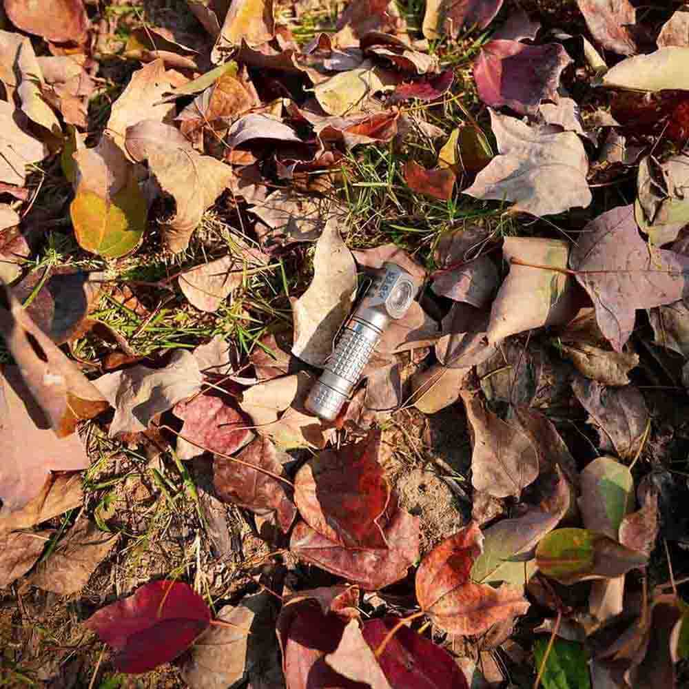 Manker E02 III Titanium Right Angle Flashlight / Headlamp