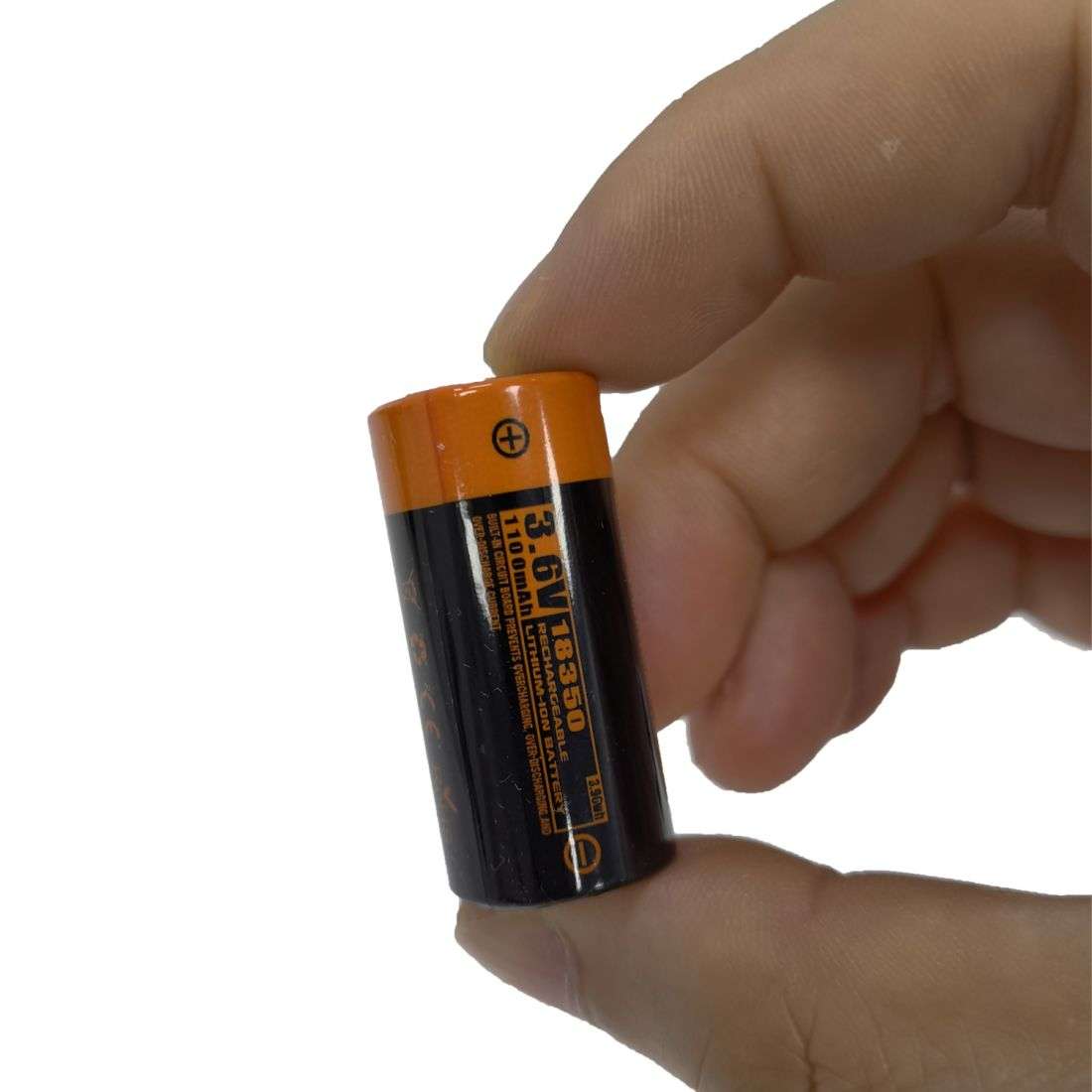 1100mAh Type-C USB 18350 Battery