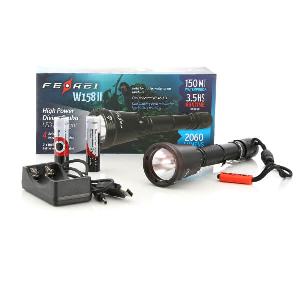 Ferei W158II/W158BII CREE LED Diving Flashlight