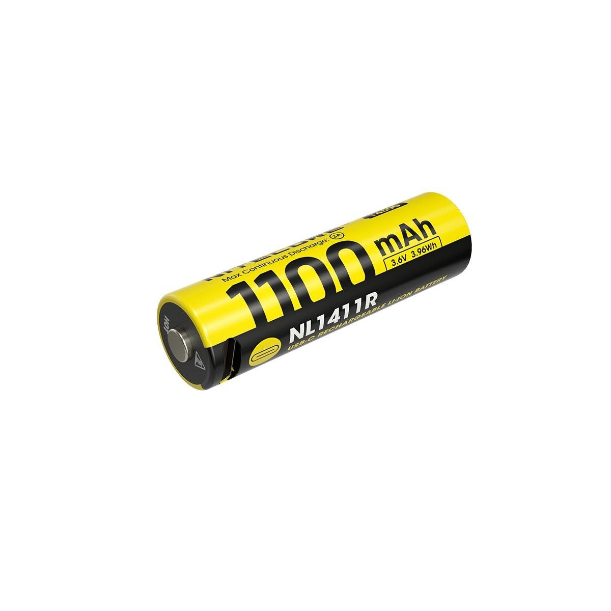Nitecore NL1411R 1100mAh USB-C Rechargeable 14500 Battery