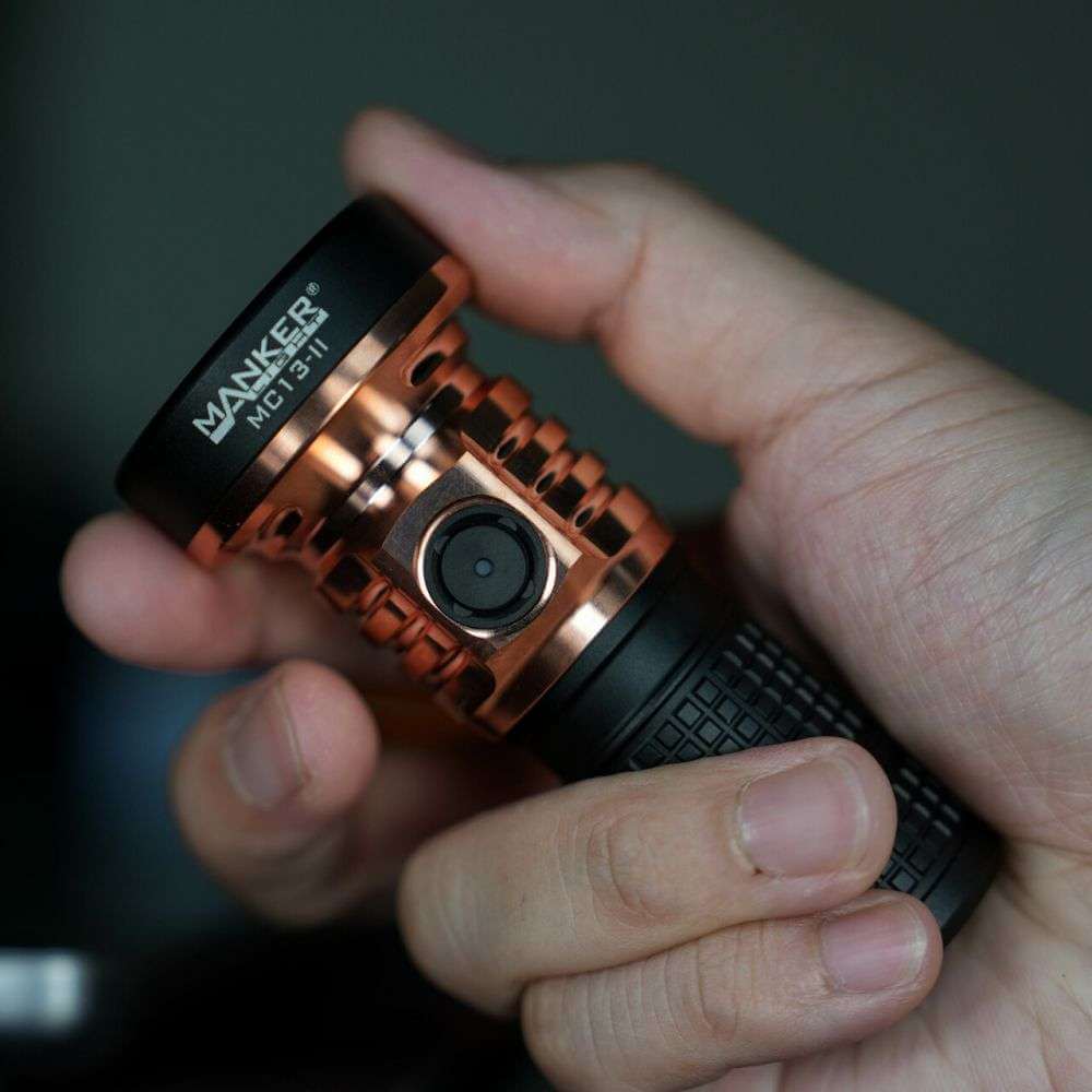 Manker MC13 II SBT90.2 Pocket EDC Flashlight - Copper & Aluminum