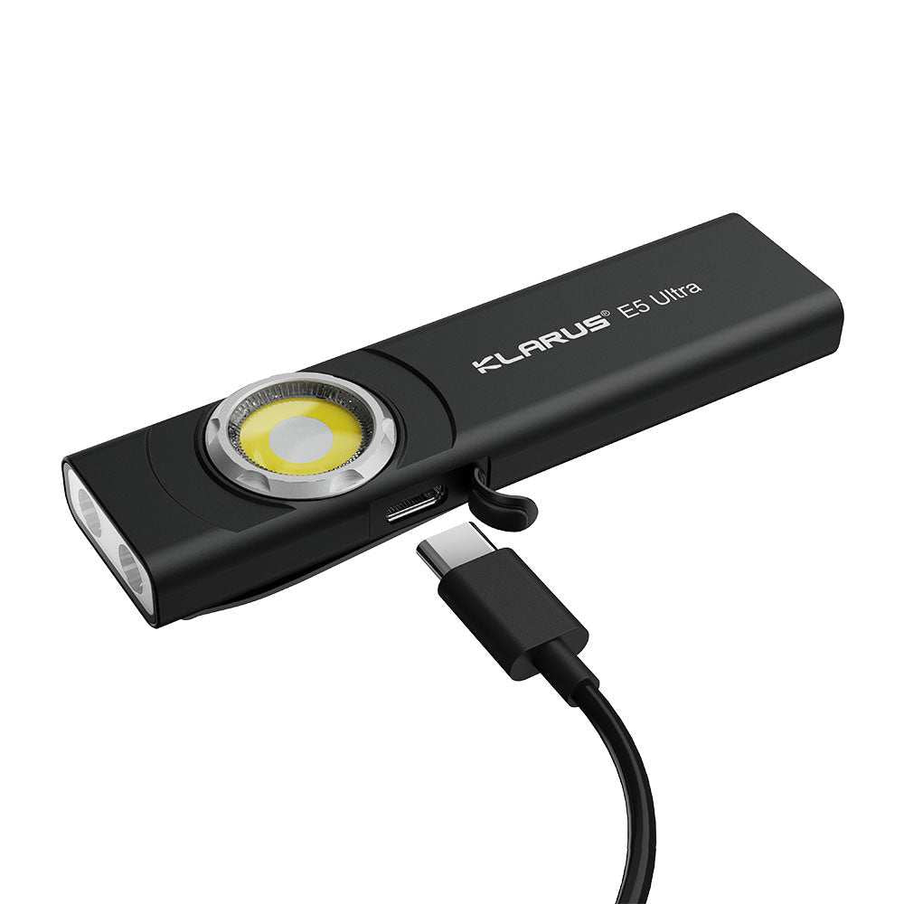 Klarus E5-Ultra Flagship Ultra-Slim EDC with Triple Light Sources