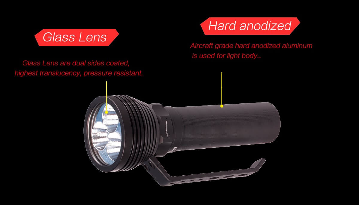 FEREI W168 Shark diving Flashlight