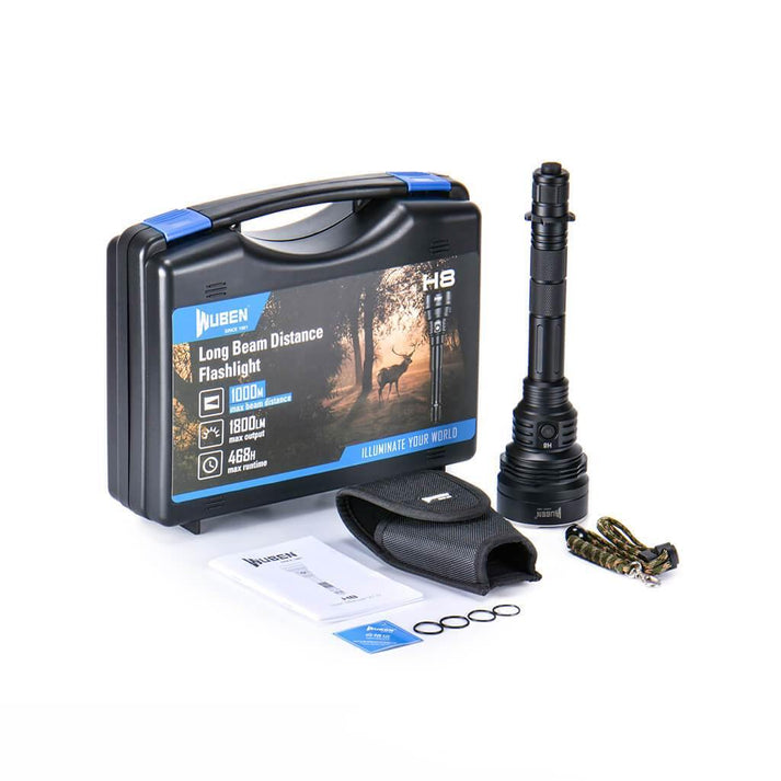WUBEN H8 Long Beam Distance & Range Flashlight
