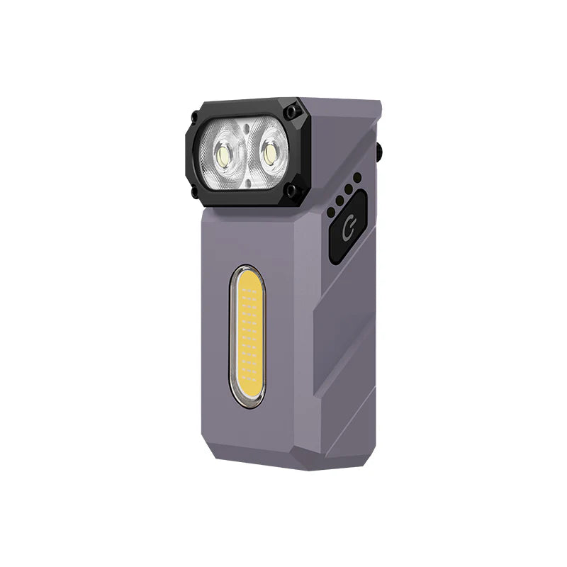 Klarus E8 Triple-Light All-Metal Swivel-Head EDC Flashlight