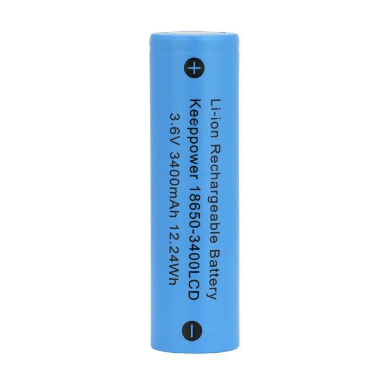 Keeppower 18650-3400LCD Li-ion Rechargeable Battery Cell