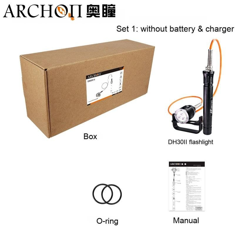 ARCHON DH30 II Professional diving lighting searchlight