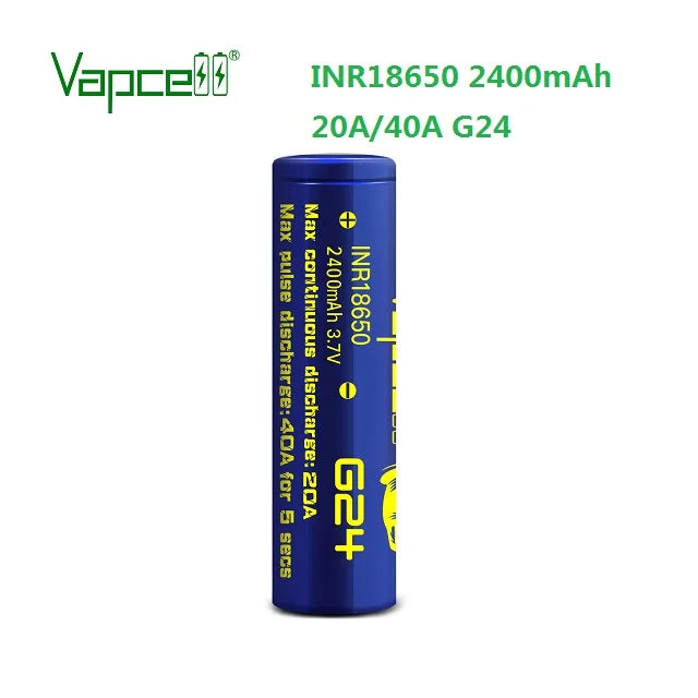 Vapcell 18650 G24 2400mah 20A/40A