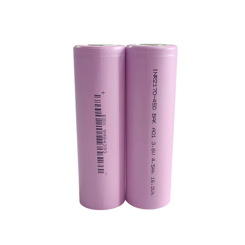BAK INR2170-45D 21700 4500mAh 60A Lithium Ion Rechargeable Battery