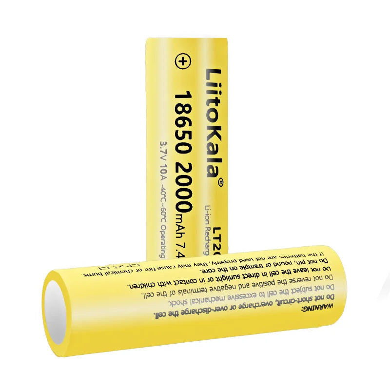 LiitoKala LT20A 18650 2000mAh 10A Rechargeable Battery