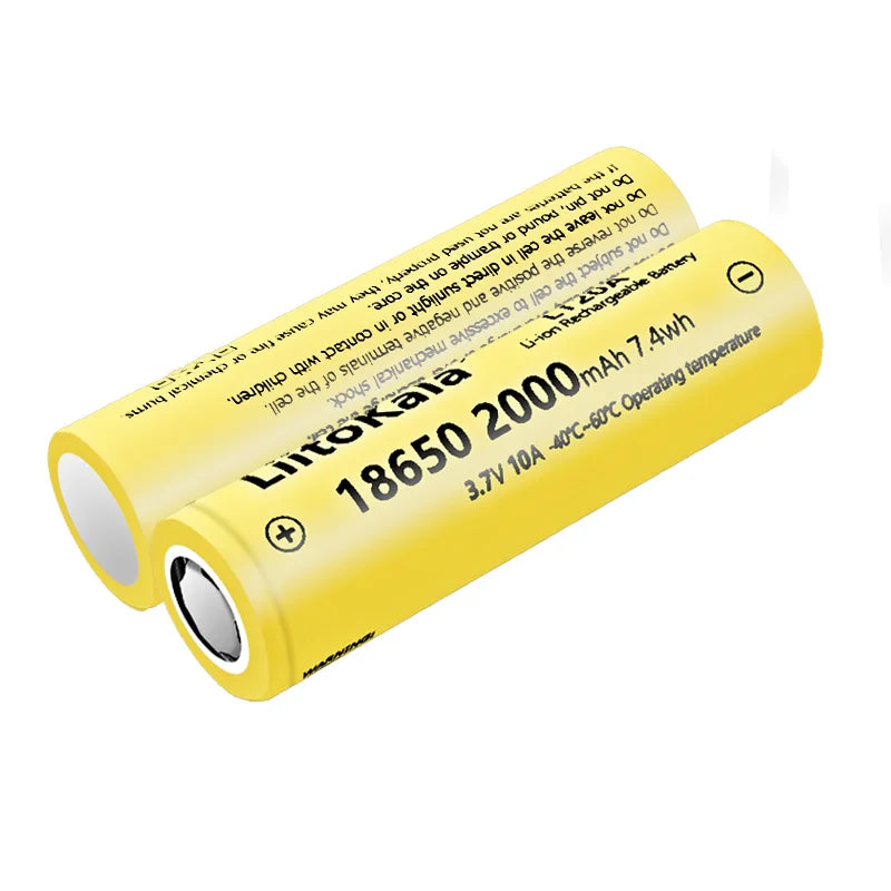 LiitoKala LT20A 18650 2000mAh 10A Rechargeable Battery