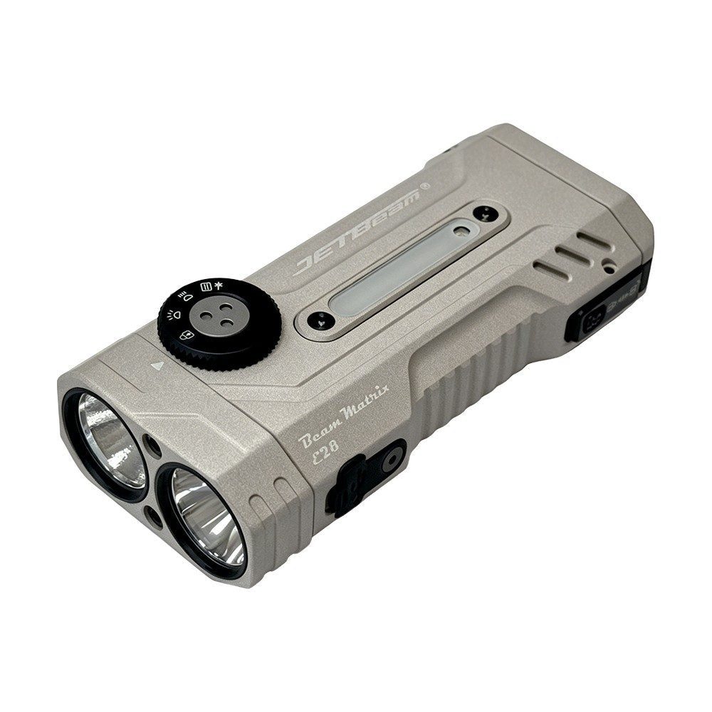 Jetbeam E28 EDC Multi Mode Flat Tactical Flashlight