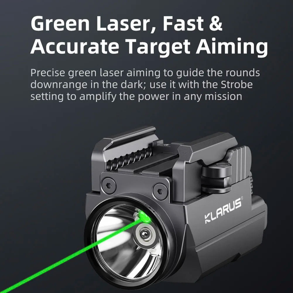 KLARUS GL2 1000 Lumens Compact Tactical Rail Light