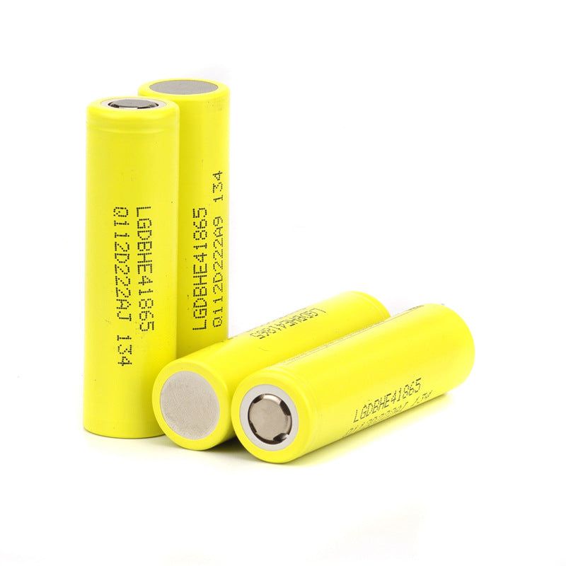 LG HE4 2500 mAh 18650 Battery ICR18650HE4 20A Continuous High Drain Rechargeable LG HE4 2500 mAh 18650 Battery ICR18650HE4 20A Continuous High Drain Rechargeable