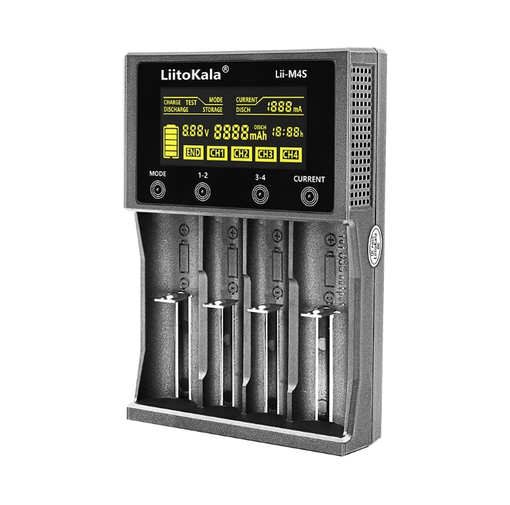 LiitoKala Lii-M4S LCD-Ladegerät
