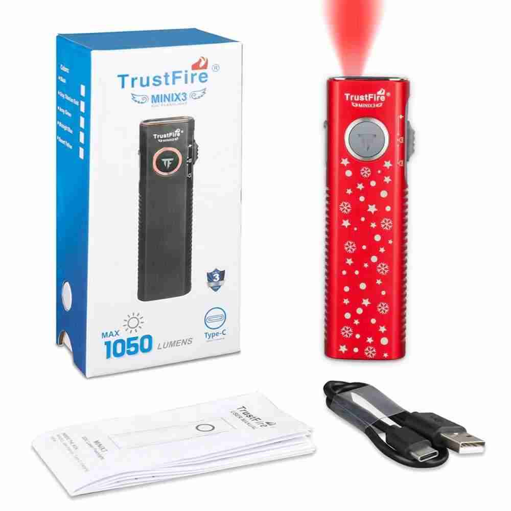 TrustFire Mini X3 Multifunktionale EDC-Taschenlampe