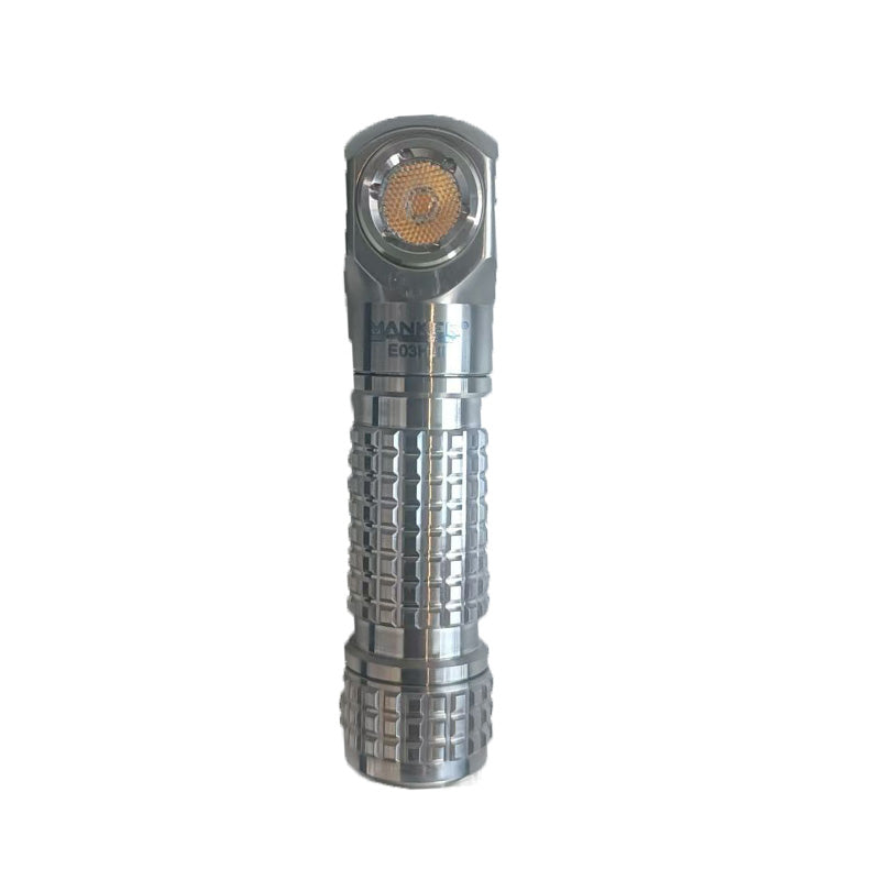 Manker E03H III Ti Right Angle EDC Flashlight