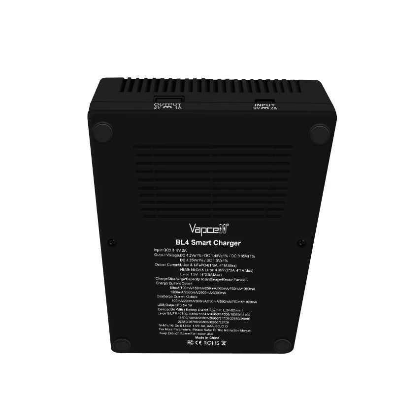 Vapcell BL4 4-slot Battery Charger