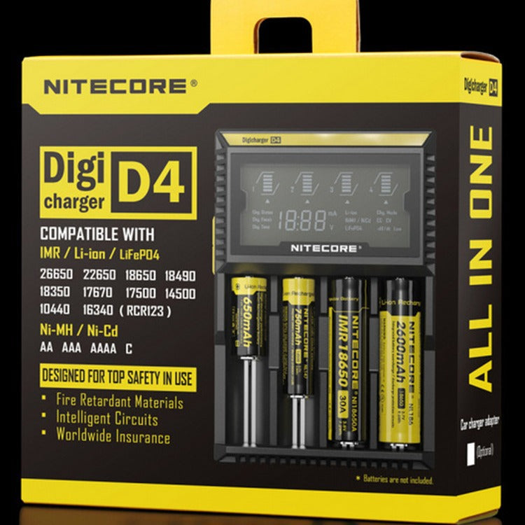 Nitecore D4 Digicharger Universal-Ladegerät