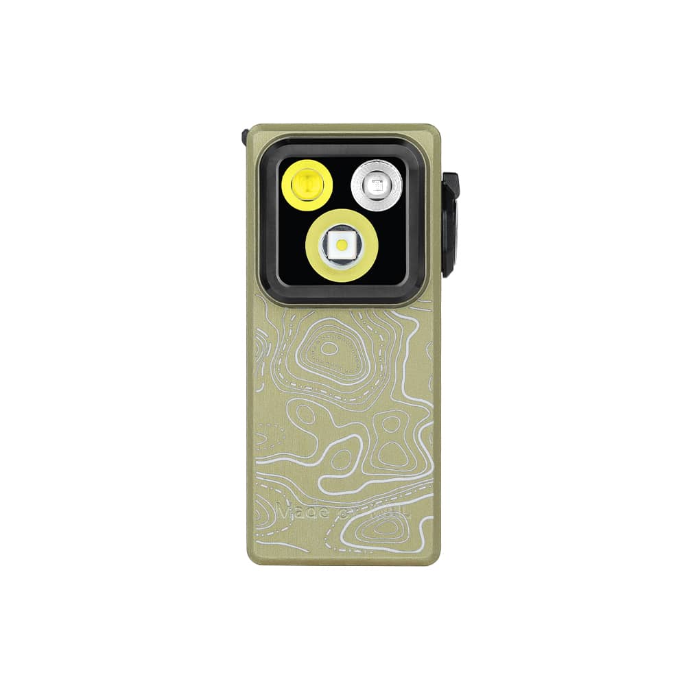 Olight Oclip Ultra Clip-On EDC Light with Flood, Spot, and UV Modes