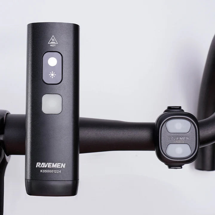 RAVEMEN K1800 Smart-Fahrradlichter mit KI-Nachtfahrmodus