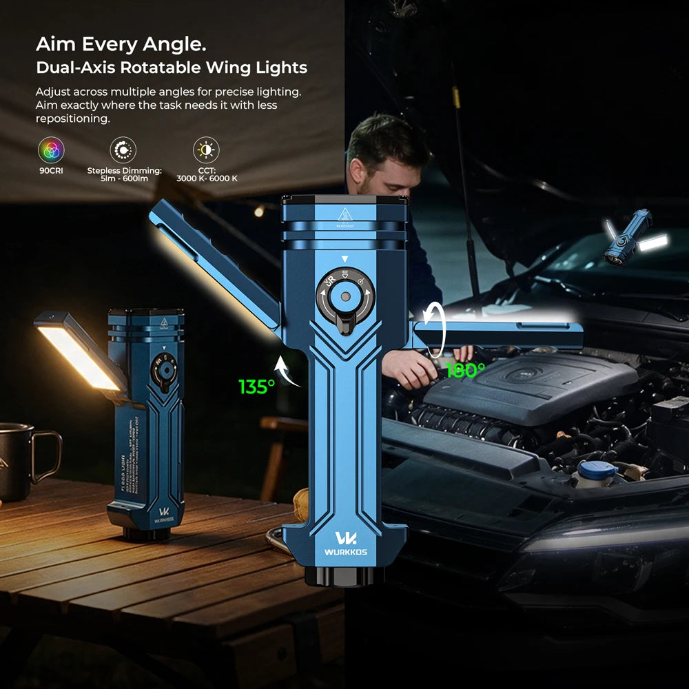 Wurkkos HD02 Pro 5-in-1 Work Light